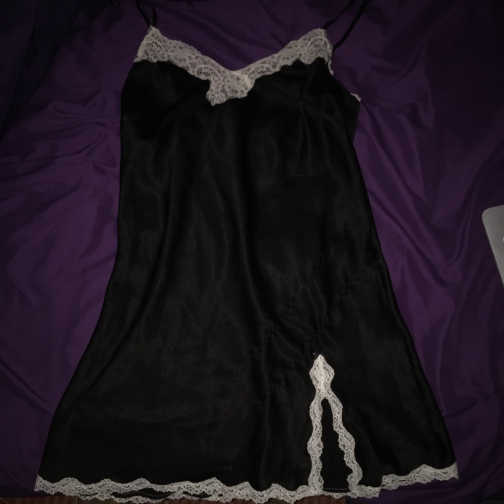 Silk Lingerie Mini Dress